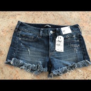 NWT express embroidered shorts